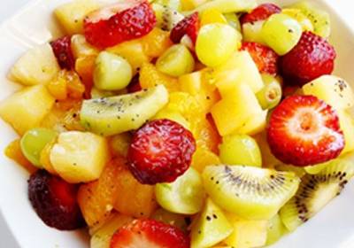 Fruit Salad with Lemon Honey Dressing