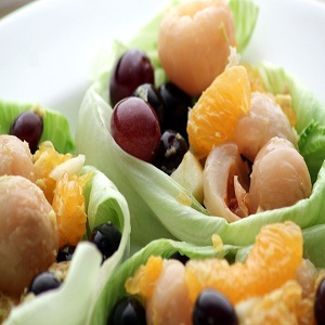 Lychee and Ginger Salad