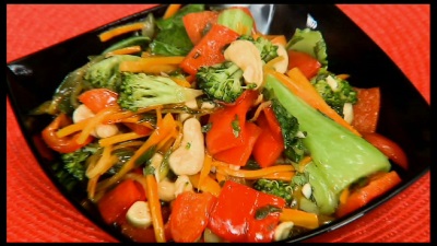 Thai Stir Fried Vegetables with Sauce