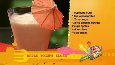 Apple Yogurt Slush