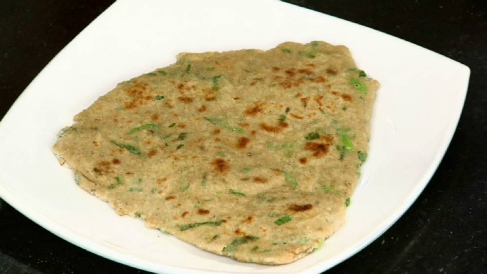 Oat and Spring Onion Paranthas