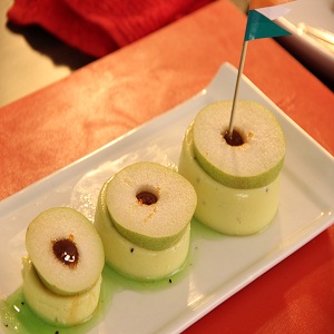 Pear and Kiwi Custard