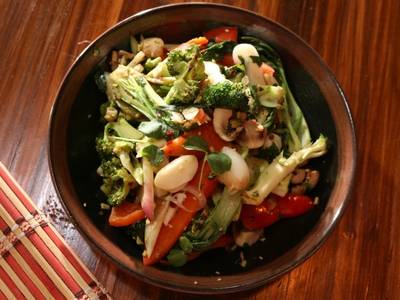 Vegetable Stir Fry with Sichuan Peppercorns